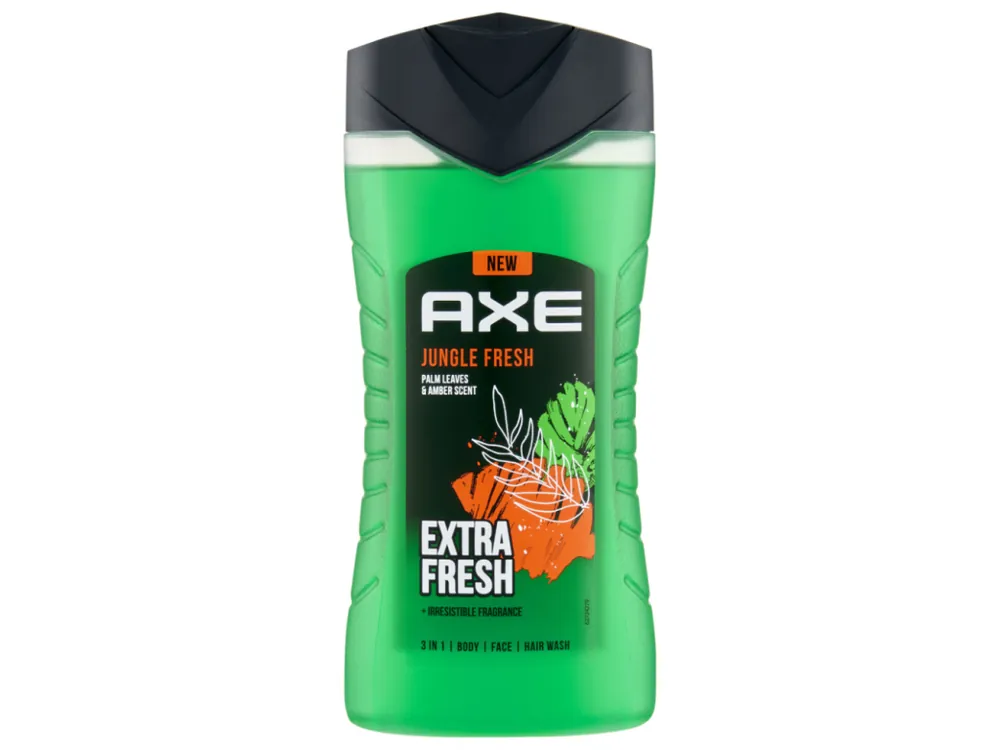Značkový Axe sprchový gel 400 ml Jungle Fresh 3v1