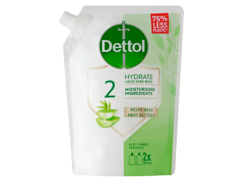 Akční Cena Dettol antibakteriální tekuté mýdlo náhradní náplň 500 ml Aloe & Bambus