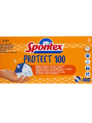 Dokud Zásoby Vydrží Spontex vinylové rukavice 100 ks vel. L Protect 100