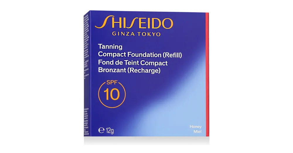 Shiseido Tanning Compact Foundation SPF 10 Refill (Honey) 12 g Výhodná Nabídka