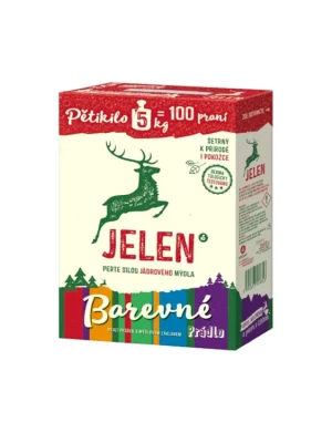 Vysoce Kvalitní Jelen prací prášek 100 dávek Barevné prádlo 5 kg