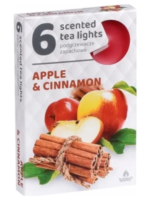 Admit čajové svíčky 6 ks Apple & Cinnamon Aktuální