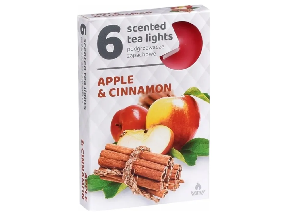 Admit čajové svíčky 6 ks Apple & Cinnamon Aktuální