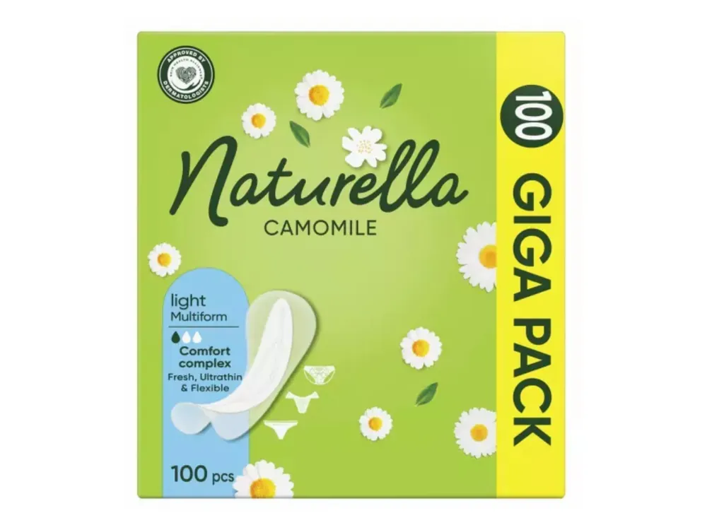 Naturella slipové vložky 100 ks Camomile Light Ihned K Objednání