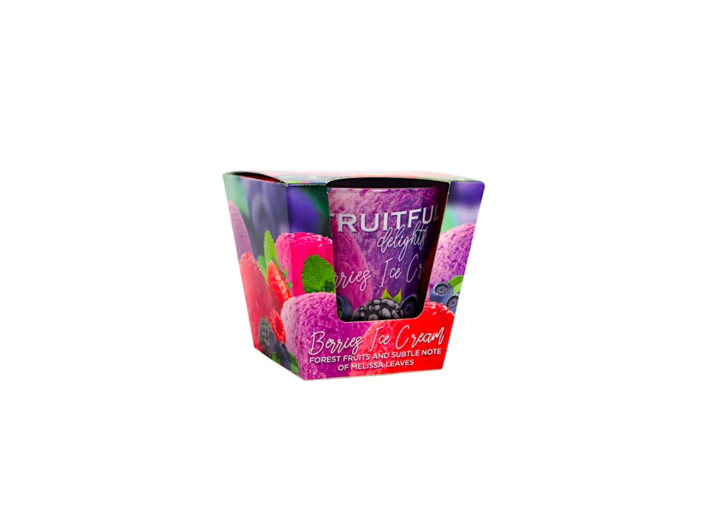 Bartek Candles svíčka 115 g Fruitful Delights Berries Ice Cream Dokud Zásoby Vydrží