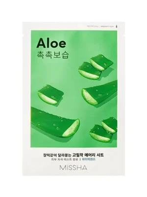 Omezená Nabídka MISSHA Airy Fit Sheet Mask Aloe 19 g