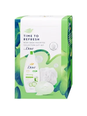 Dove dárková sada Time To Refresh (sprch. gel 250 ml + mýdlo 90g + těl. houba) Odeslání Ihned