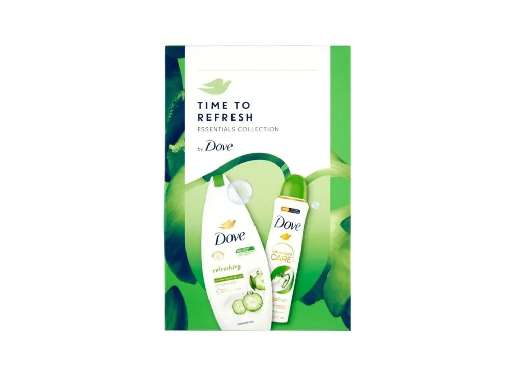 Dove dárková sada Time To Refresh (sprchový gel 250 ml + deospray 150 ml) Značkový