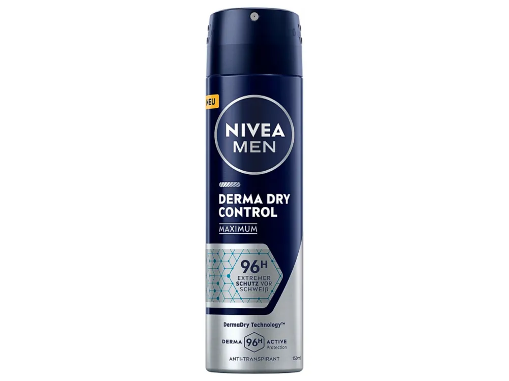 Časově Omezené Nivea Men antiperspirant sprej 150 ml Derma Dry Control Maximum
