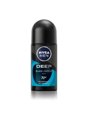 Nivea Men antiperspirant roll-on 50 ml Deep Black Carbon Beat Oblíbený
