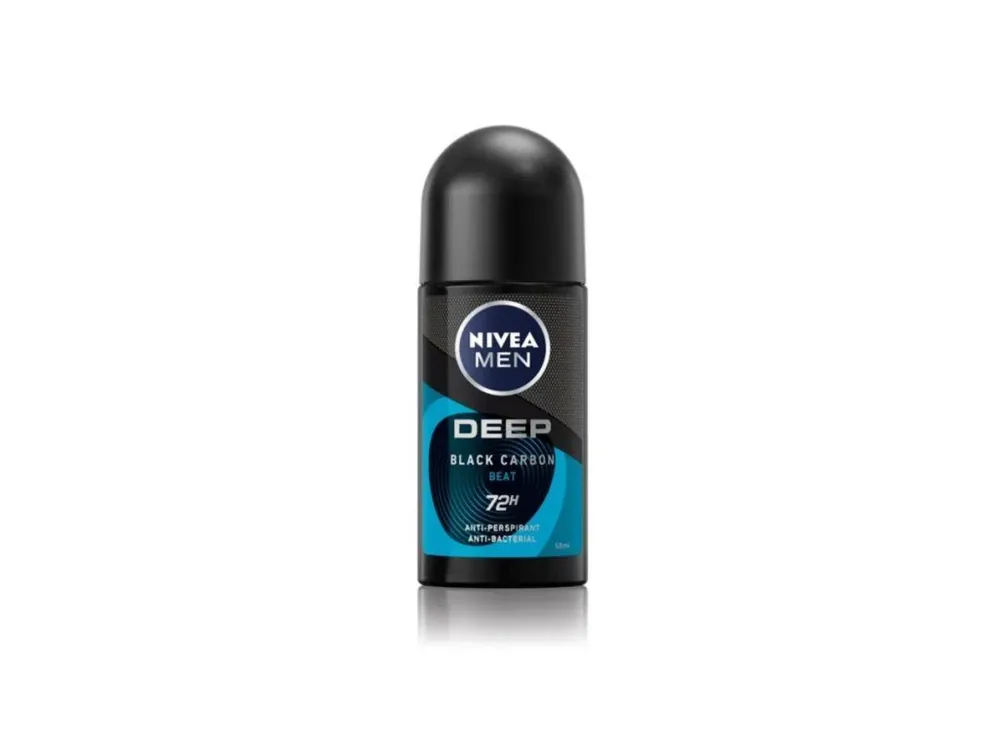 Nivea Men antiperspirant roll-on 50 ml Deep Black Carbon Beat Oblíbený