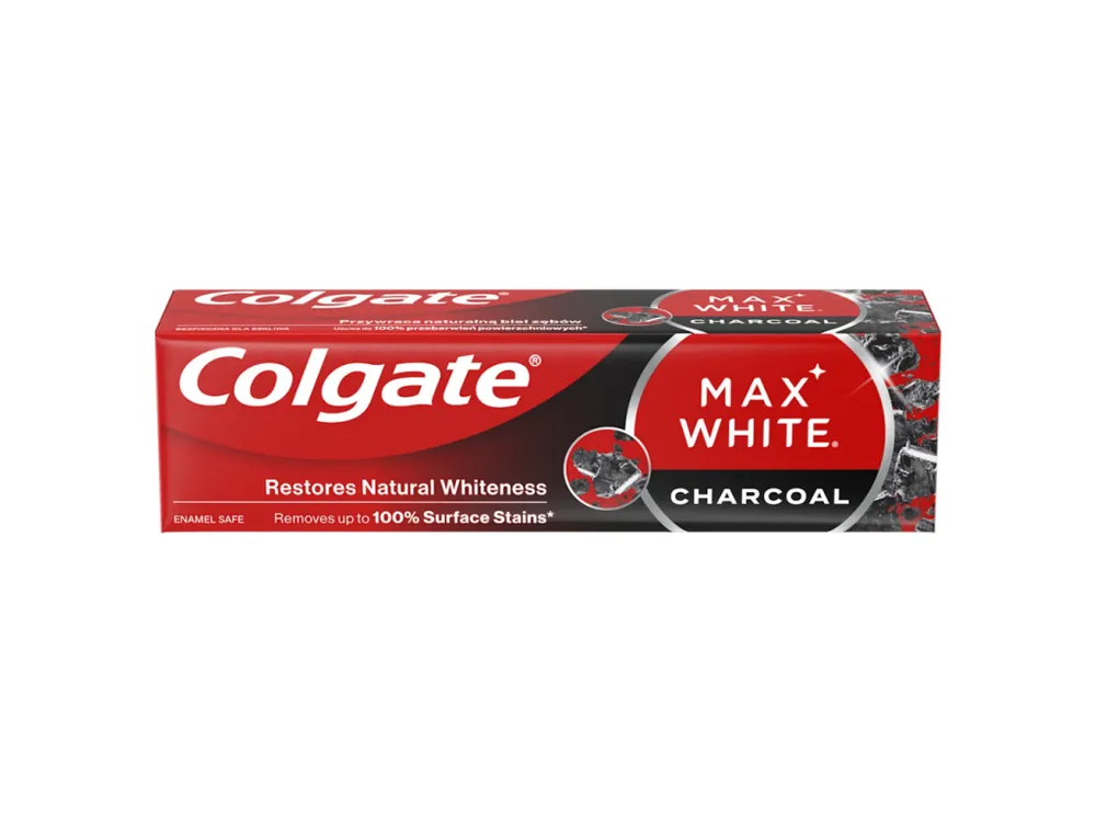 Hit Sezóny Colgate zubní pasta 75 ml Max White Charcoal