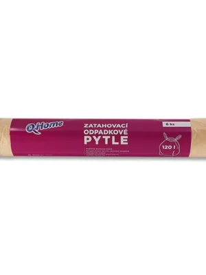 Q-Home zatahovací pytle na odpadky 120 l 70x100 cm 8 ks Sezónní Sleva
