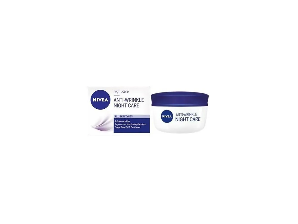 Vysoce Kvalitní Nivea noční krém 50 ml Anti-Wrinkle proti vráskámPro všechny typy pleti