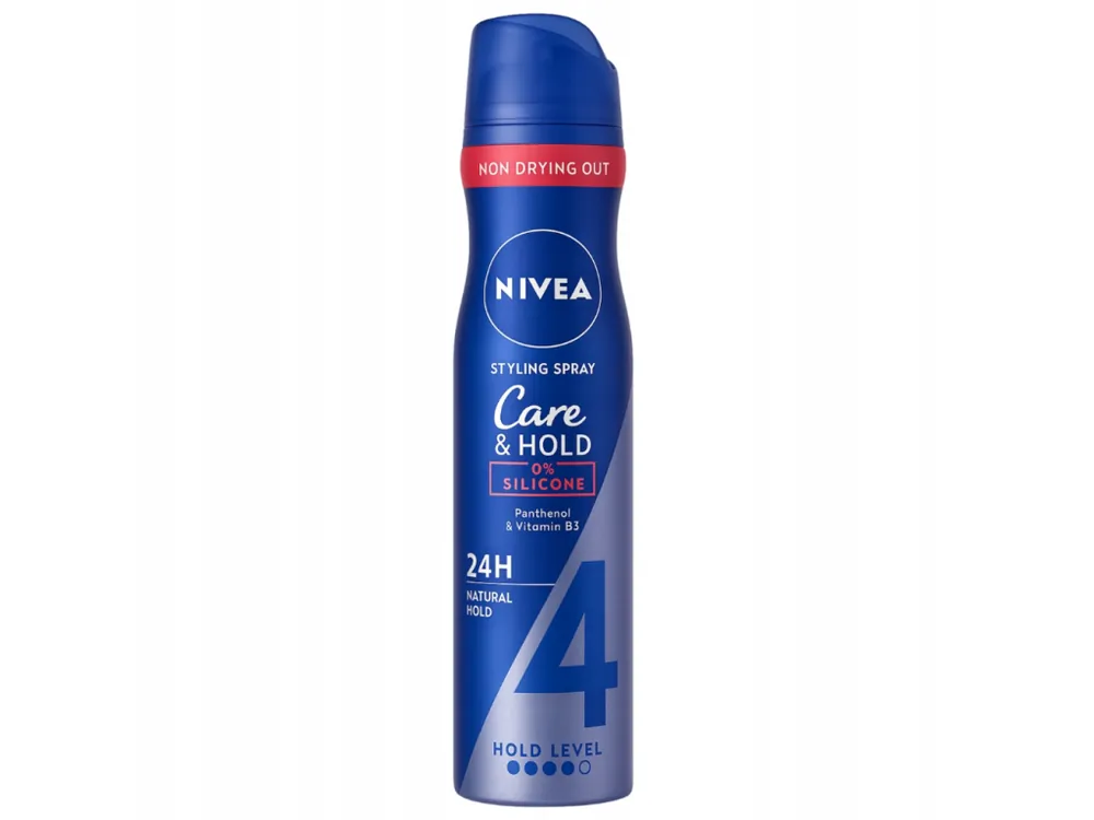 Nivea lak na vlasy 250 ml Care & Hold 4 Finální Výprodej