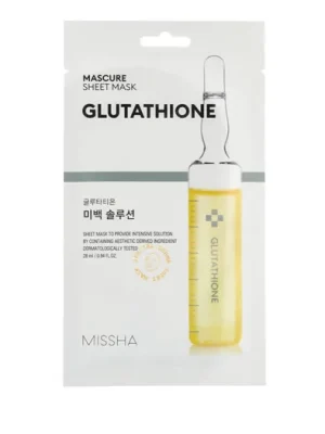Jen Po Omezenou Doba MISSHA Mascure Sheet Mask Glutathione 28 ml