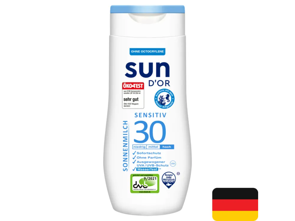 Sun D'or mléko na opalování 250 ml SPF30 Sensitiv Kup Teď