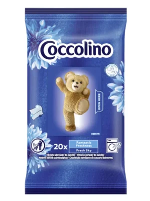 Coccolino vlhčené ubrousky do sušičky 20 ks Fresh Sky Výprodej