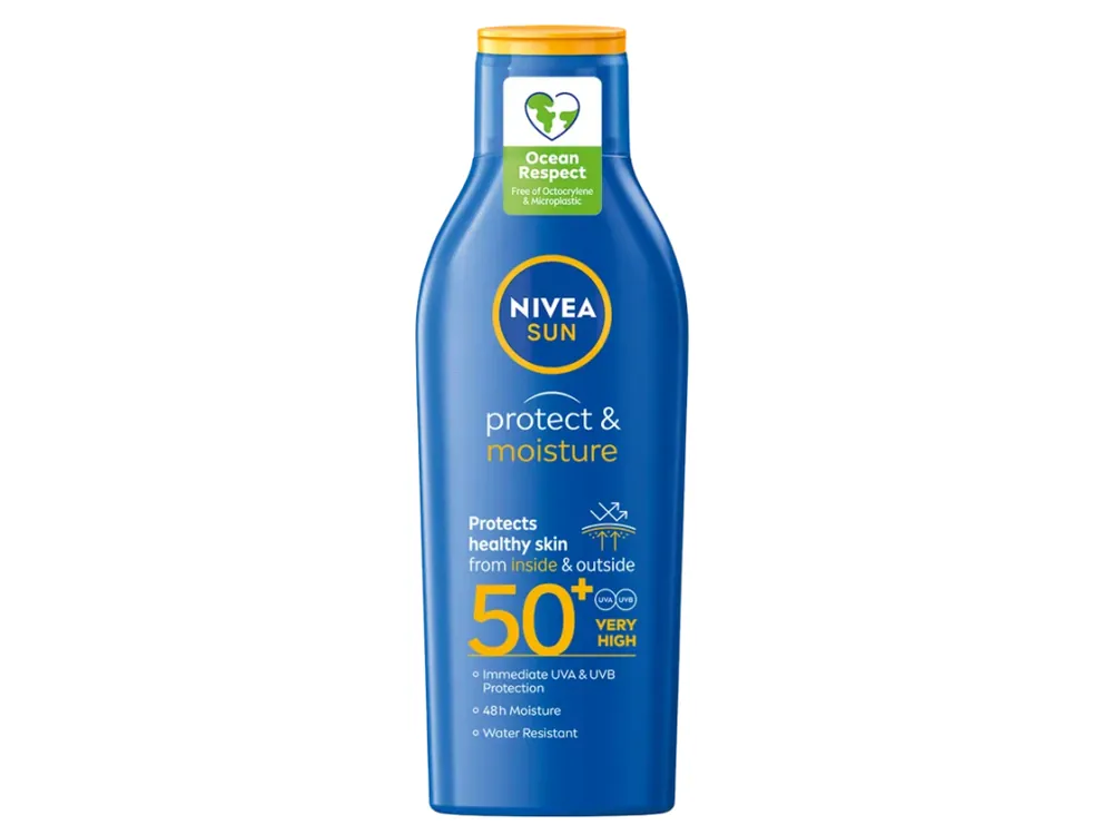 Nivea Sun Protect & Moisture mléko na opalování SPF 50+ 200 ml Nová Kolekce