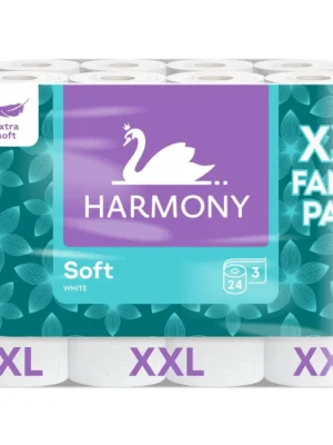 Odeslání Ihned Harmony toaletní papír 24 rolí (3 vrstvý) Soft White