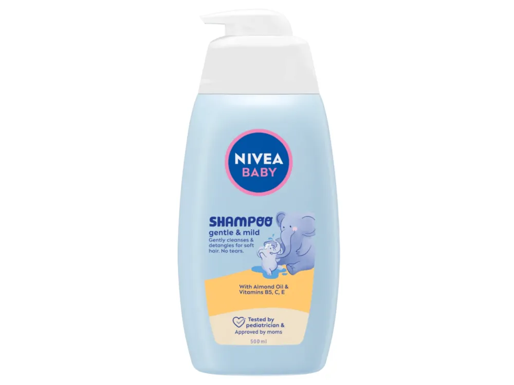 Nivea Baby šampon jemný 500 ml Gentle & Mild Dokud Zásoby Vydrží