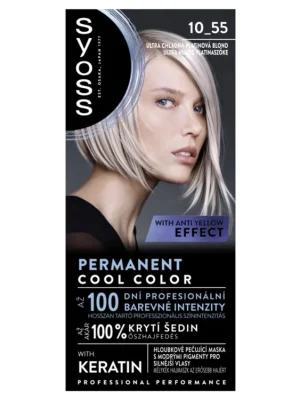 Syoss barva na vlasy Professional Performance 10-55 Ultra chladná platinová blond Nejprodávanější