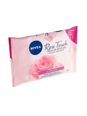 Nivea pleťové ubrousky micelární 25 ks Rose Touch Originální