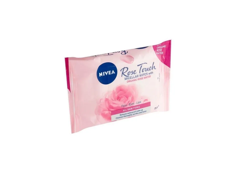 Nivea pleťové ubrousky micelární 25 ks Rose Touch Originální