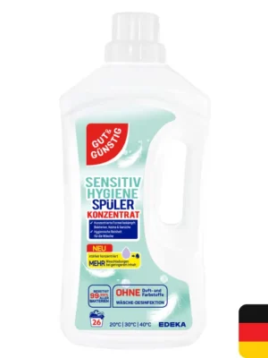 Originální Gut & Günstig dezinfekční aviváž 26 dávek Sensitiv 1 l