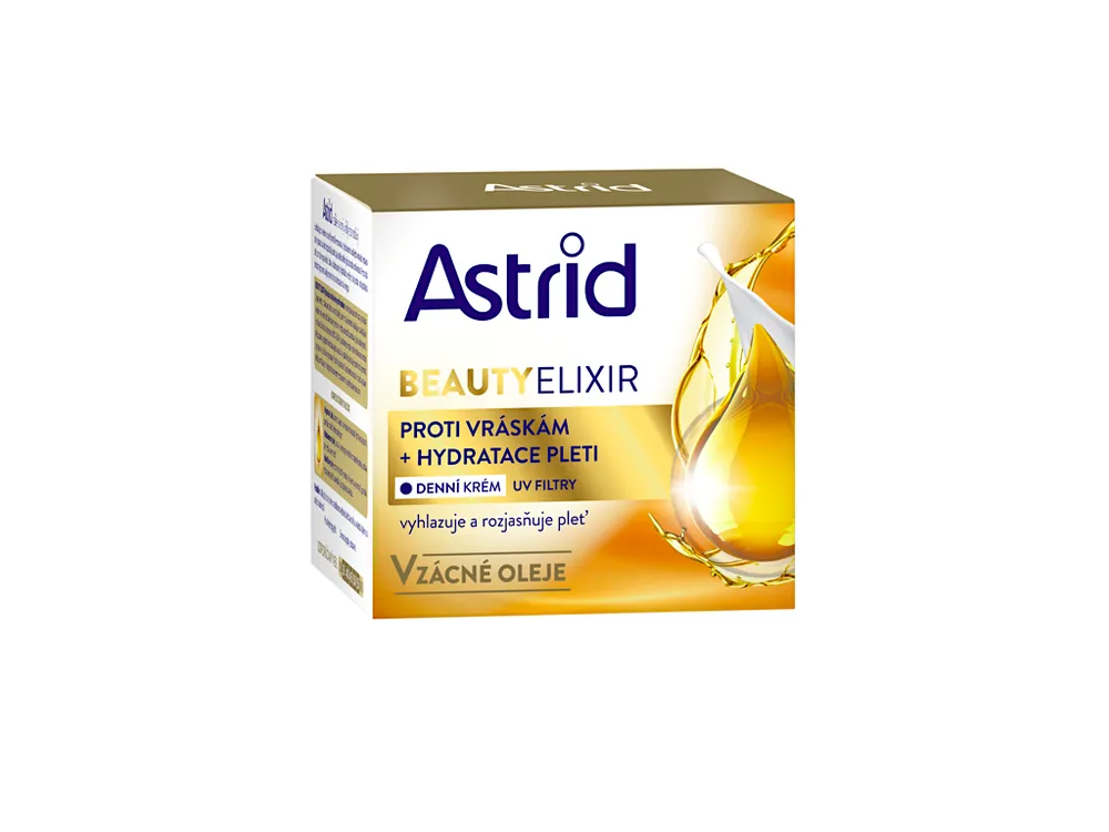 Tovární Cena Astrid krém 50 ml Beauty Elixir denní proti vráskám