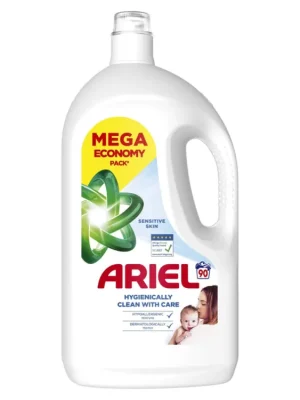 Super Cena Ariel prací gel 90 dávek Sensitive Skin 4,05 l