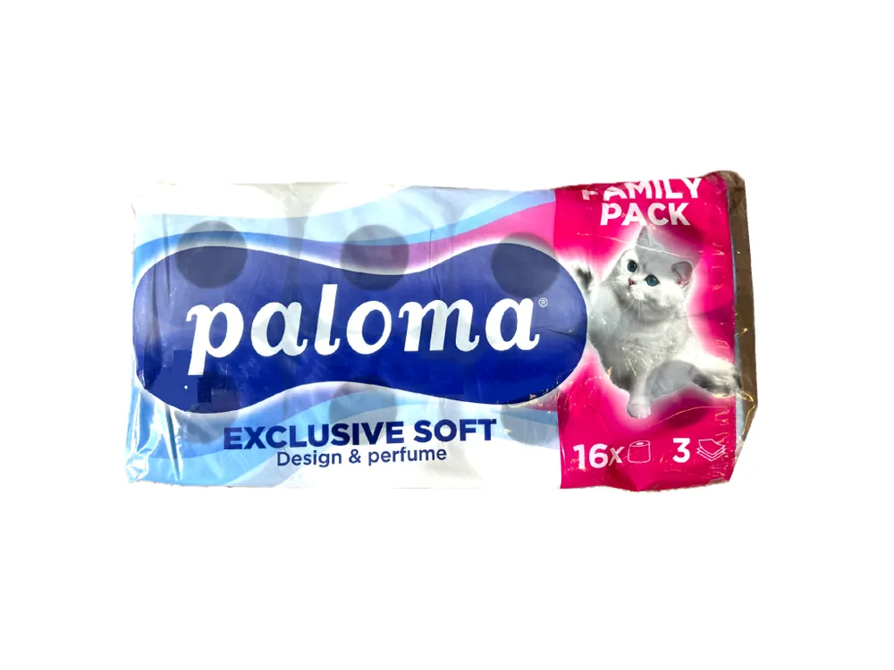 Koupit Online Paloma toaletní papír 16 ks Exclusive Soft 3-vrstvý