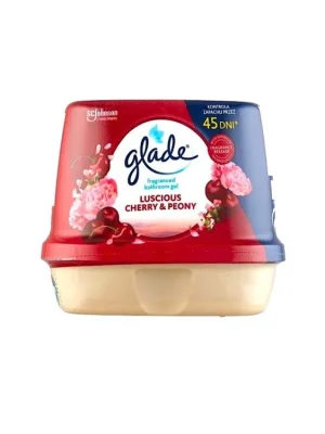 Dokud Zásoby Vydrží Glade gel bathroom 180 g Luscious Cherry & Peony