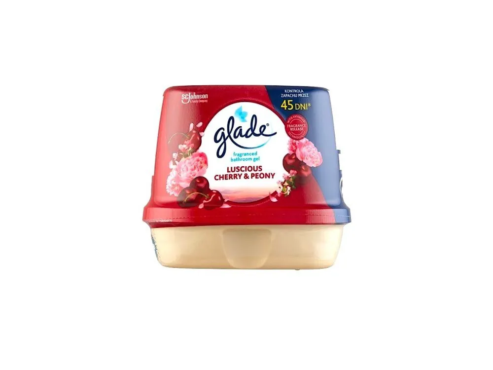 Dokud Zásoby Vydrží Glade gel bathroom 180 g Luscious Cherry & Peony