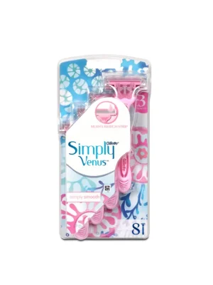 Gillette Simply Venus 8 ks Simply Smooth Pink Aktuální