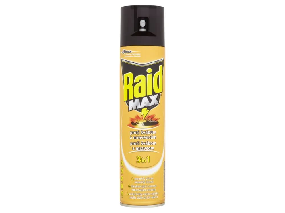 Sleva Raid proti lezoucímu hmyzu 400 ml Šváby a mravenci