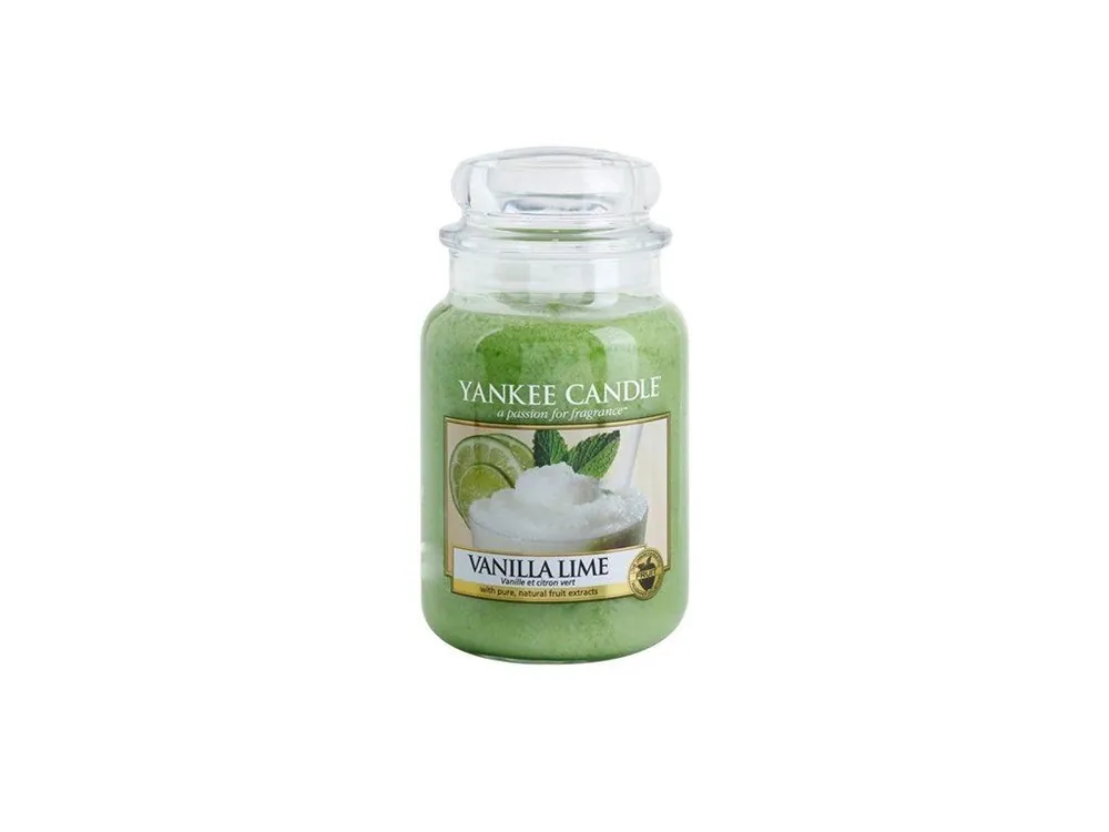 Vrácení Zdarma Yankee Candle svíčka 623 g Vanilla Lime