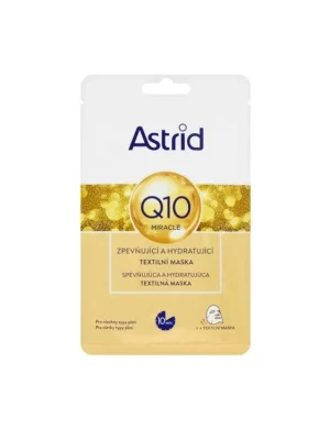 Astrid pleťová maska textilní 20 ml Q10 Miracle Levný