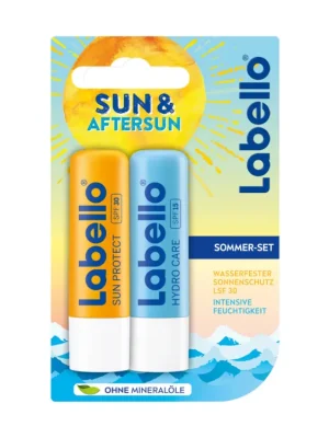 Labello balzám na rty 4,8 g x 2 Hydro Care + Sun Protect SPF30 Expresní Doručení