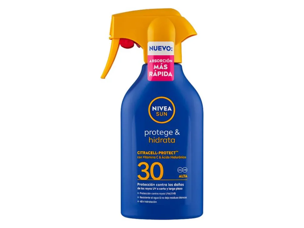 Cenová Bomba Nivea Sun Protect & Moisture hydratační sprej na opalování SPF 30 270 ml