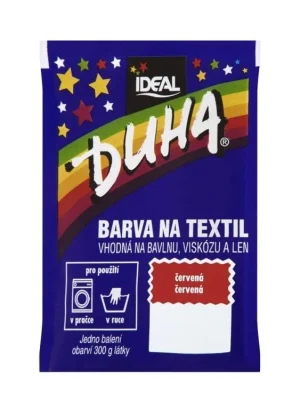 Duha barva na textil 15 g Červená Levný