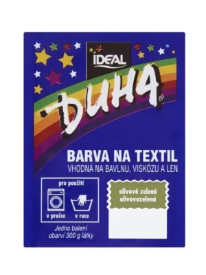 Duha barva na textil 15 g Olivově zelená Nízká Cena