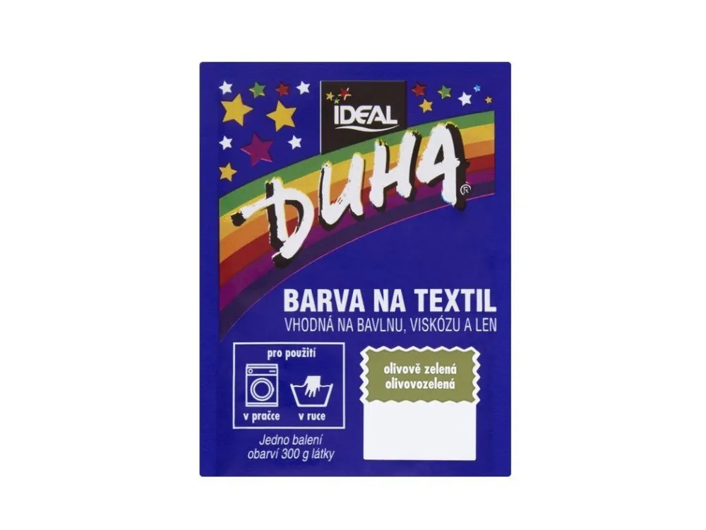 Duha barva na textil 15 g Olivově zelená Nízká Cena