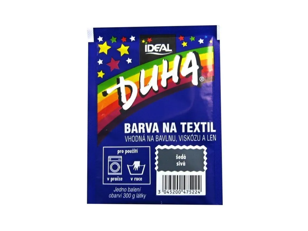 Jen Po Omezenou Doba Duha barva na textil 15 g Šedá