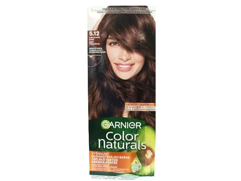 Garnier barva na vlasy Color Naturals 5.12 Ledová světle hnědá Pouze Dnes