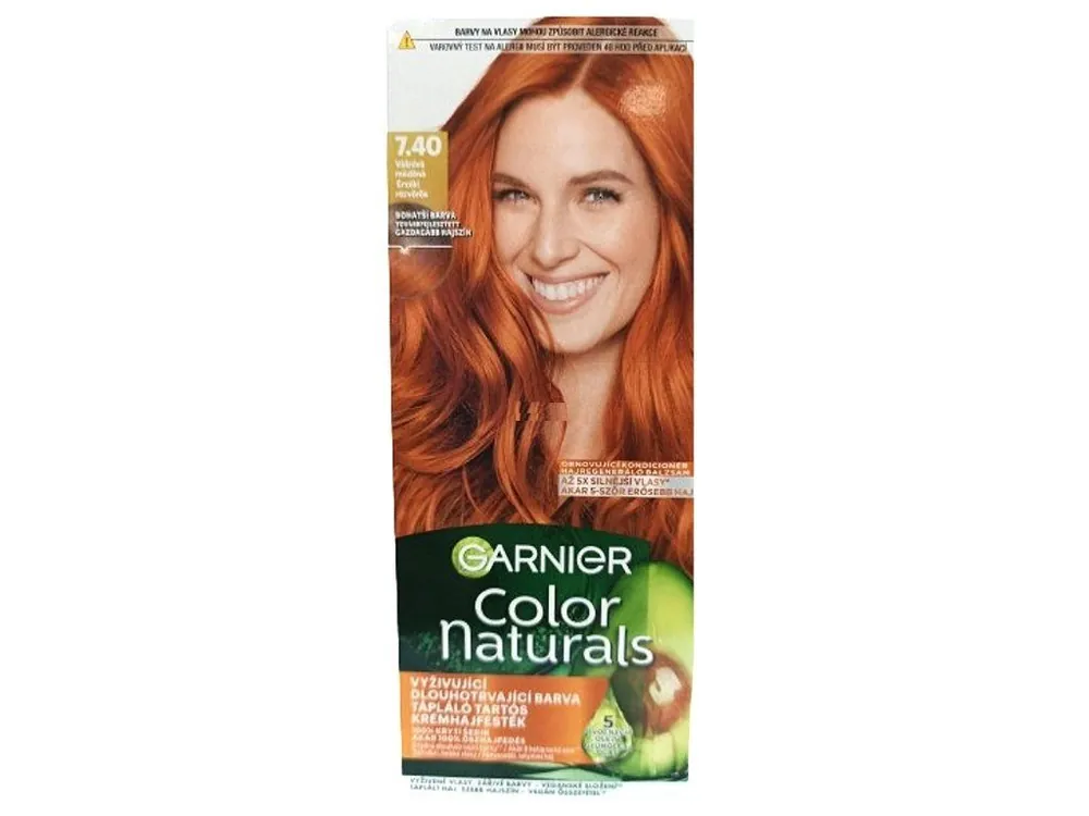 Garnier barva na vlasy Color Naturals 7.40 Vášnivá měděná Koupit Online