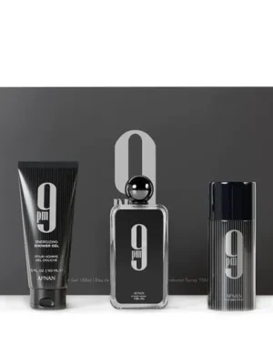 Značkový Afnan 9 pm EDP 100 ml + DEO ve spreji 150 ml + SG 150 ml M