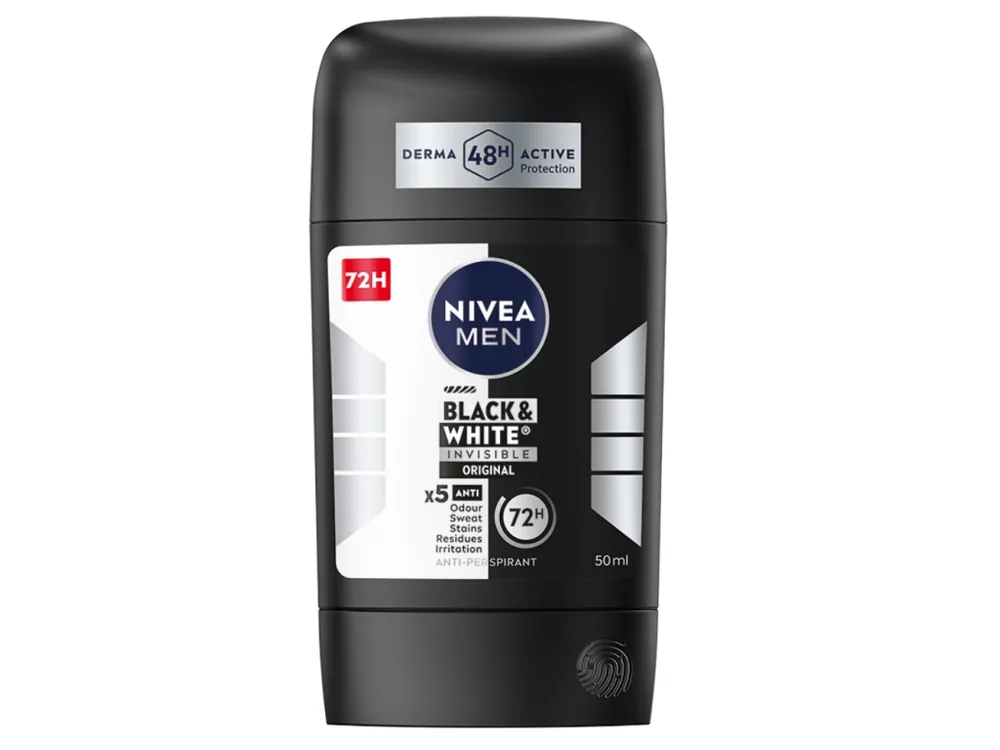 Nivea Men antiperspirant stick 50 ml Invisible Black & White Original Pouze Dnes