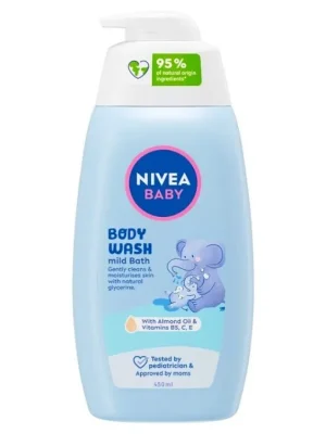 Finální Výprodej Nivea Baby sprchový gel 450 ml Body Wash Mild Bath