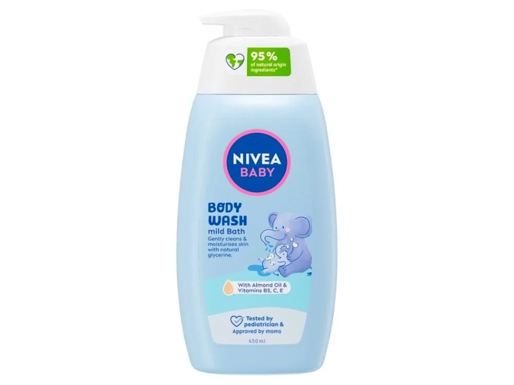 Finální Výprodej Nivea Baby sprchový gel 450 ml Body Wash Mild Bath